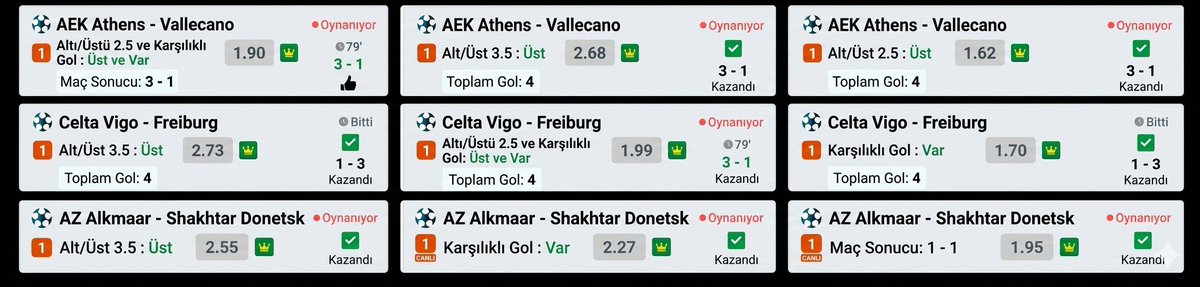 RKayaa54's tweet photo. @salvifutbol Her gün yüksek kazançlı tahminler için kanala göz atın 🔥🔥
Bunlar sadece dün akşamdan😎😎
https://t.co/BMAoBr8U9X https://t.co/TylR4cVlJn