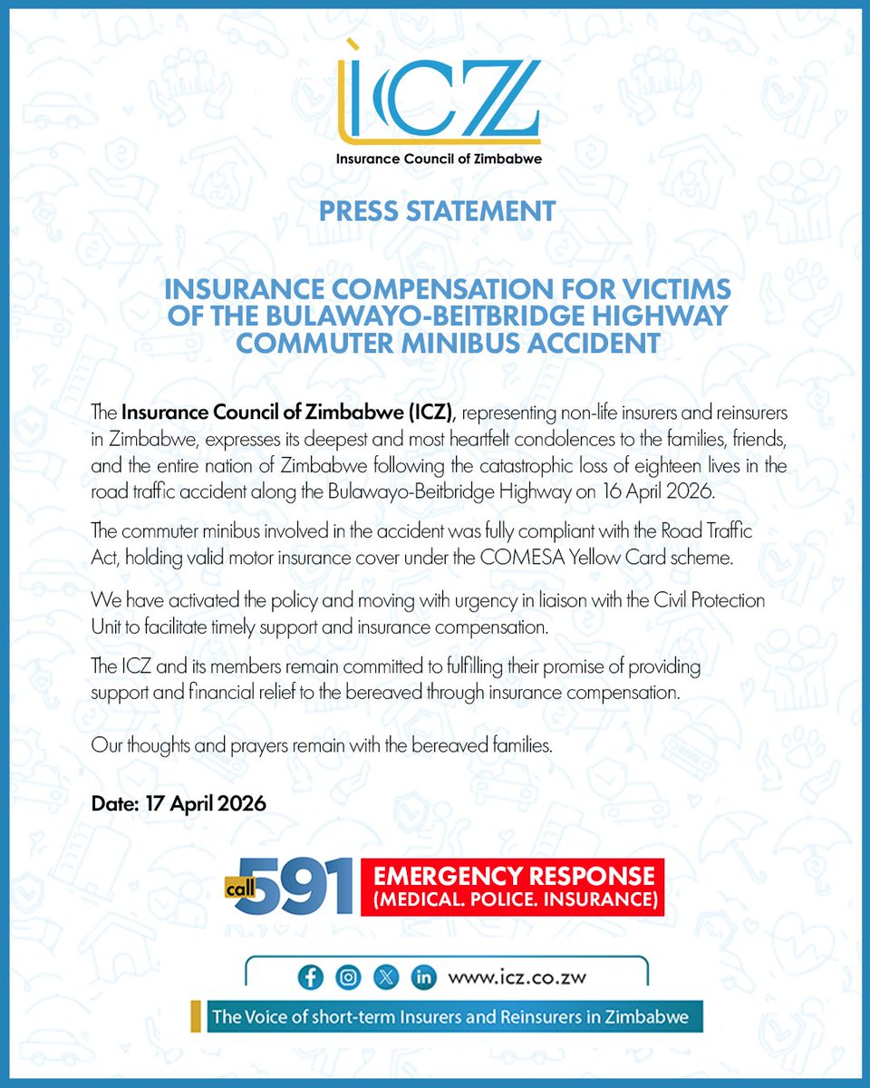 Insurance Council of Zimbabwe tweet media