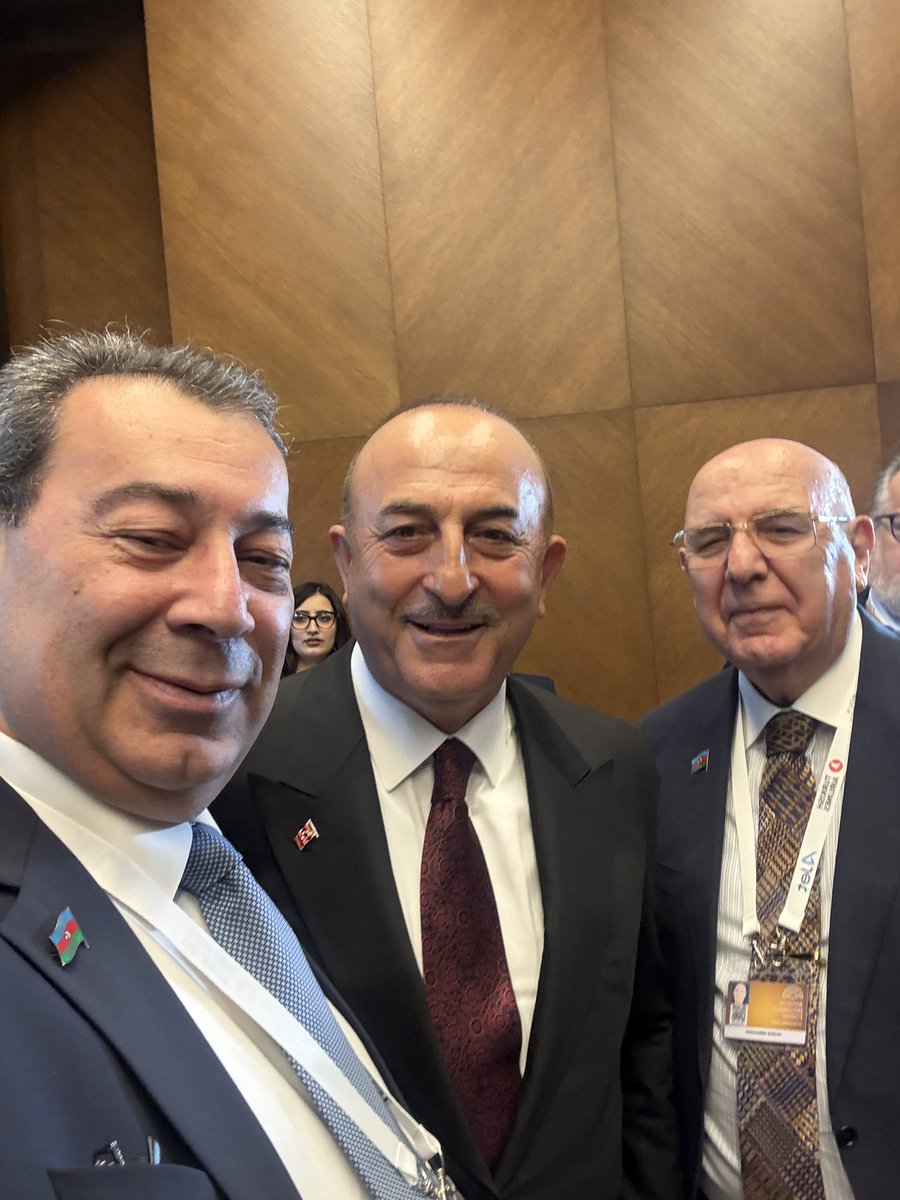 Constructive meeting with distinguished friend Mevlut Cavusoglu. We discussed strengthening Azerbaijan–Türkiye relations and expanding interparliamentary cooperation.