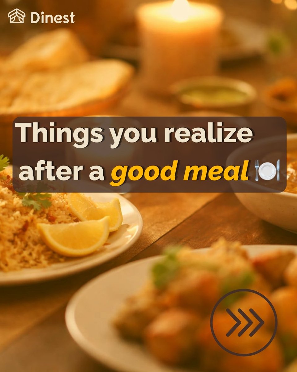 DinestIndia's tweet image. That “this was worth it” feeling after a meal 😌🍽️

Now imagine that every time.

That’s DiNEST. 🏡✨

#DiNEST #FoodMood #HomeDining #foodexperiences #goodfoodgoodmood #homemadefood