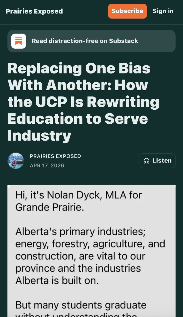 PrairiesExposed's tweet image. What a dyck.

prairiesexposed.substack.com/p/replacing-on…

#ucp #government #alberta #corrupt #canada