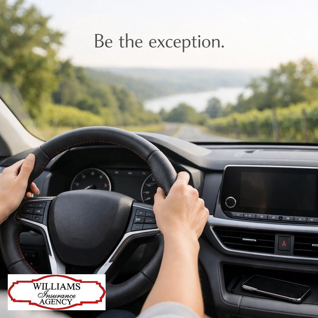 AgencyWilliams's tweet image. Stats say distracted driving is a daily tragedy. Most people look away, but you’re not most people. You lead by example to keep our Finger Lakes roads safe. Thanks for being the exception! 🚗✨

#SafeDriving #FingerLakes #DriveSmart #Community