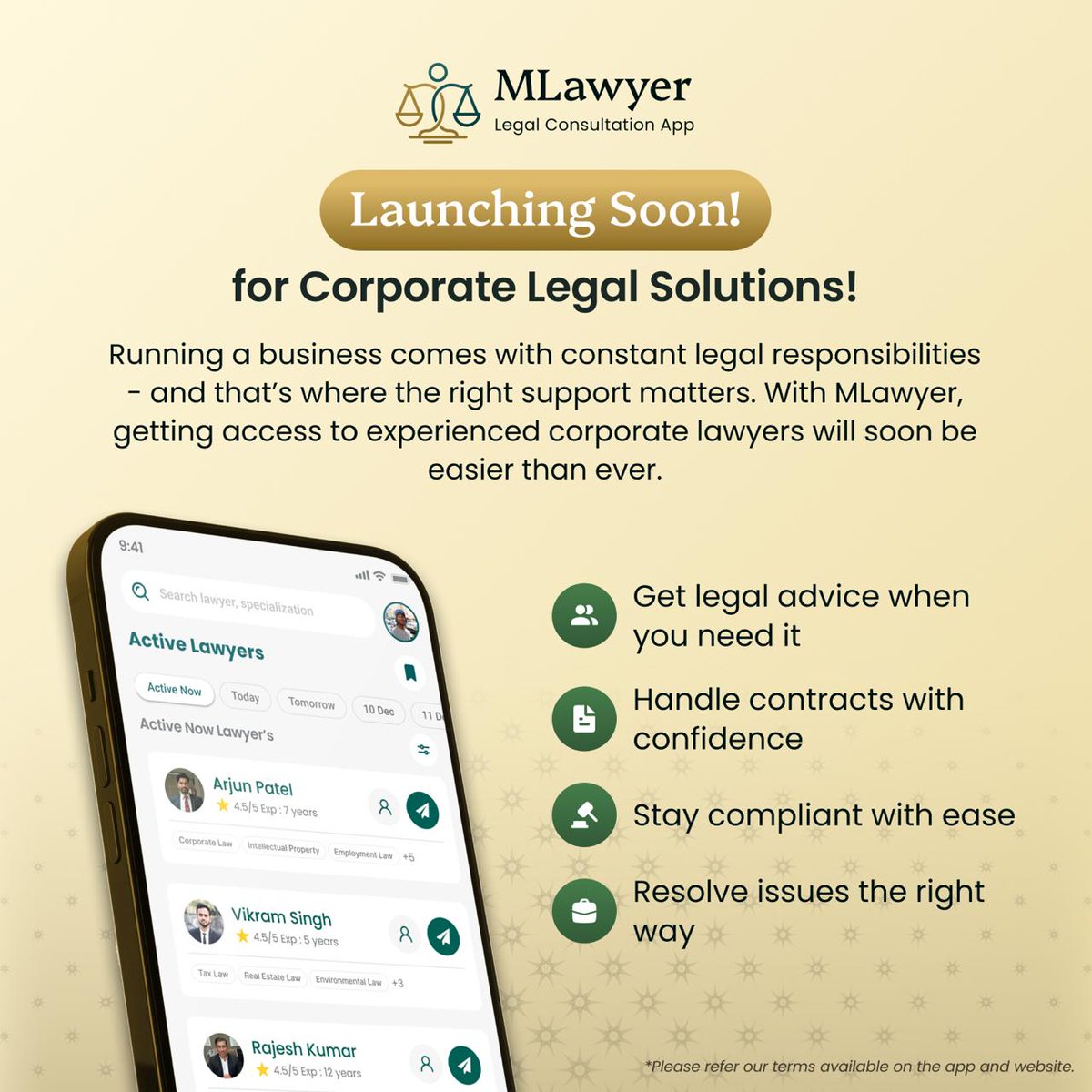 MLawyer26's tweet image. MLawyer - Launching soon in Android and iOS. Stay connected..

#onlinelawyerconsultationonlinelawyer #lawapp #legalhelp #lawyerapp #onlinelawyerconsultation #lawerconsultation #Onlinelegalconsultation #applaunch #lawyerapp
For More Details Visit : 
mlawyer.in