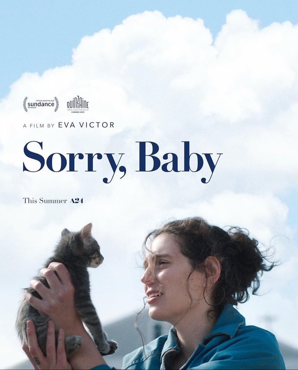 I rewatched Sorry, Baby (2025) and was reminded of how one of the reasons that this film is so great is how Eva Victor writes Agnes w/ such kindness, understanding &amp; love
