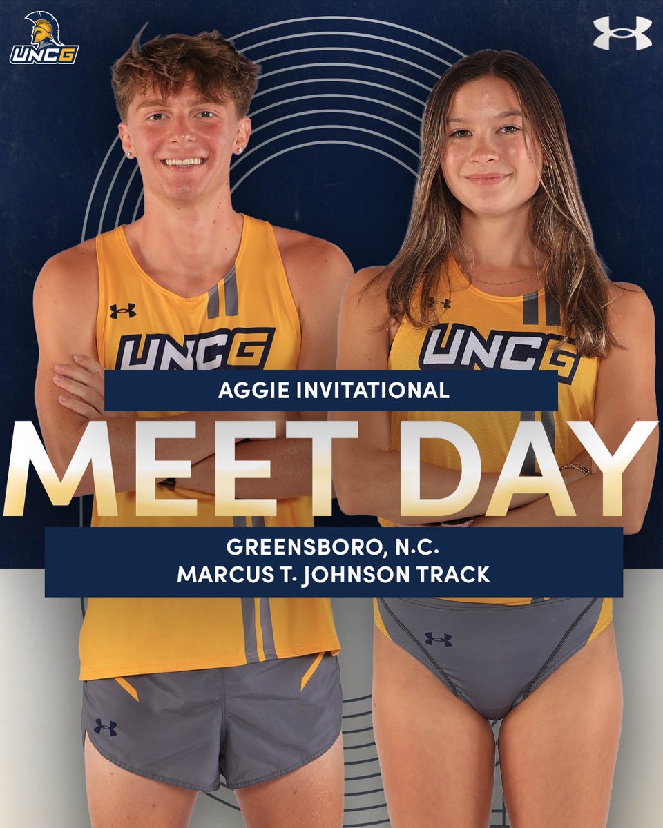 UNCGXC's tweet photo. Staying in town for this one! 💪

🆚 Aggie Invitational
📅Friday🕒5 pm
📅Saturday🕒Noon 
📍Greensboro, N.C.
🏟️ Marcus T. Johnson Track
📊 https://t.co/fpDLJQWHC7
#letsgoG https://t.co/TOJbS5iVta