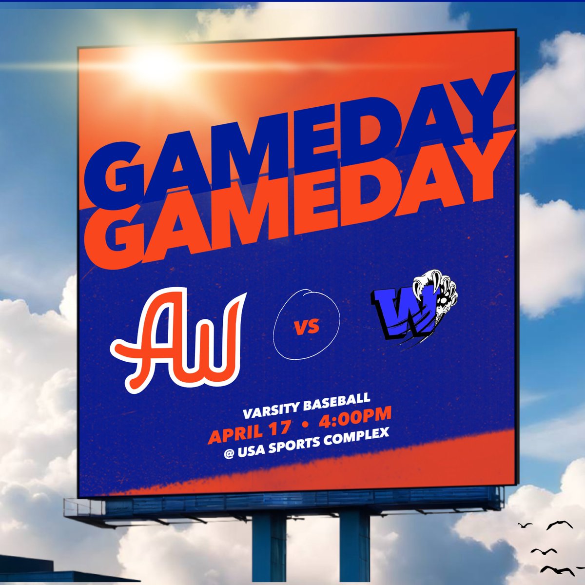 appletonwestad's tweet photo. Come check out Terrors Baseball at USA Sports Complex tonight vs. Oshkosh West! First pitch 4PM! https://t.co/BsQP15FZmy