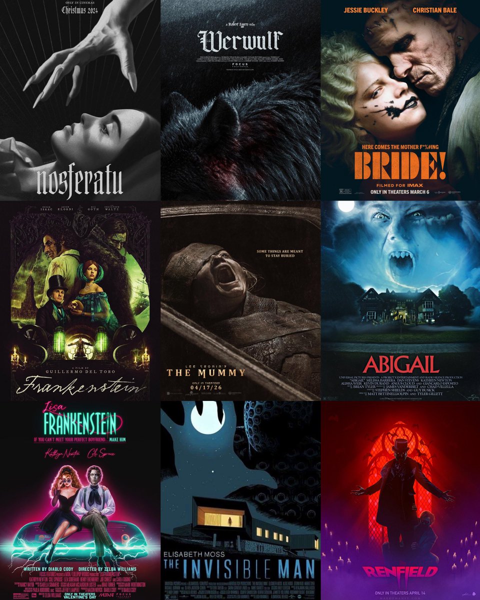 sillierdeadite's tweet image. classic monster movies are back