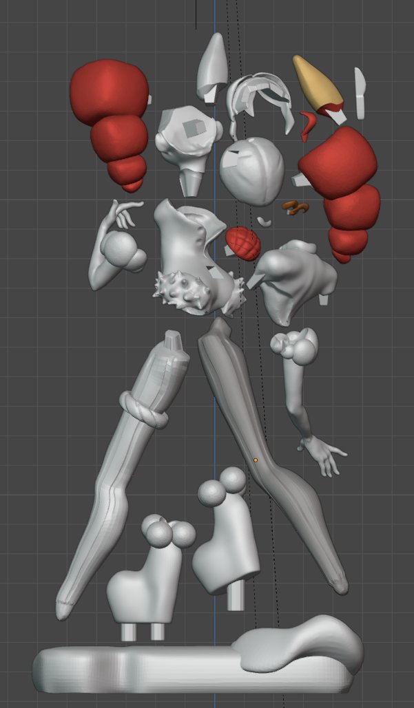Left_Dreamr's tweet photo. Breadbunny Kasane Teto has been cut up for 3D printing!
Six units of her will soon be available to buy on @WonderFestUS during @MomoCon 
A printed prototype will also be there for showcasing the Garage Kit

#wonderfestivalUS #重音テト https://t.co/gVcLqymBOW