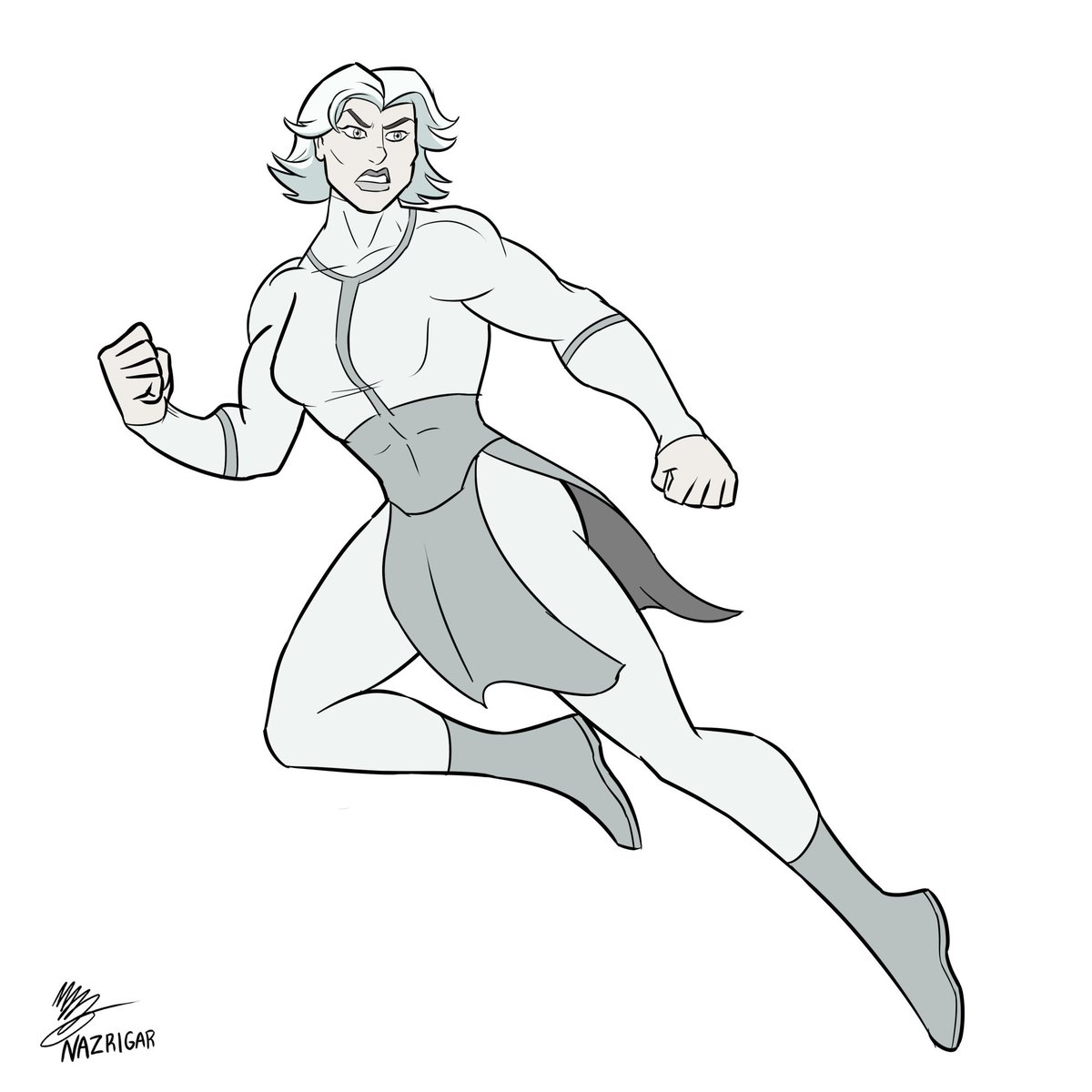 A3Dnazrigar's tweet image. Really like the design of this leucistic Viltrumite! Apparently her name is either Elix or Enix, but either way, she really stands out design wise, and I'm hoping there's plans for her in futue seasons!

#invincible #invinciblefanart