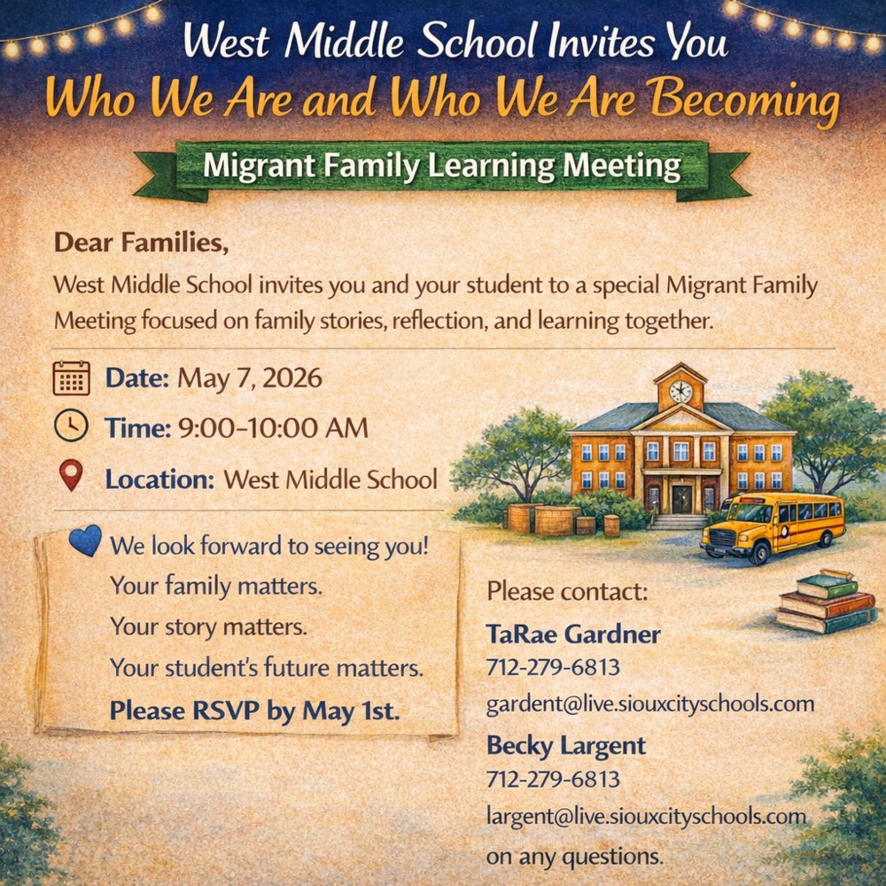 West Middle School | Sioux City, IA tweet media
