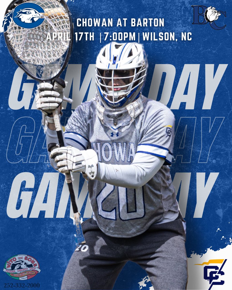 cuhawks's tweet photo. 🥍 @chowanmenslax at Barton
📍Wilson, N.C. 🚎 
⌚️7:00pm
📱💻🖥️📶https://t.co/2Shn8aGYeI https://t.co/iIWZFkFCud