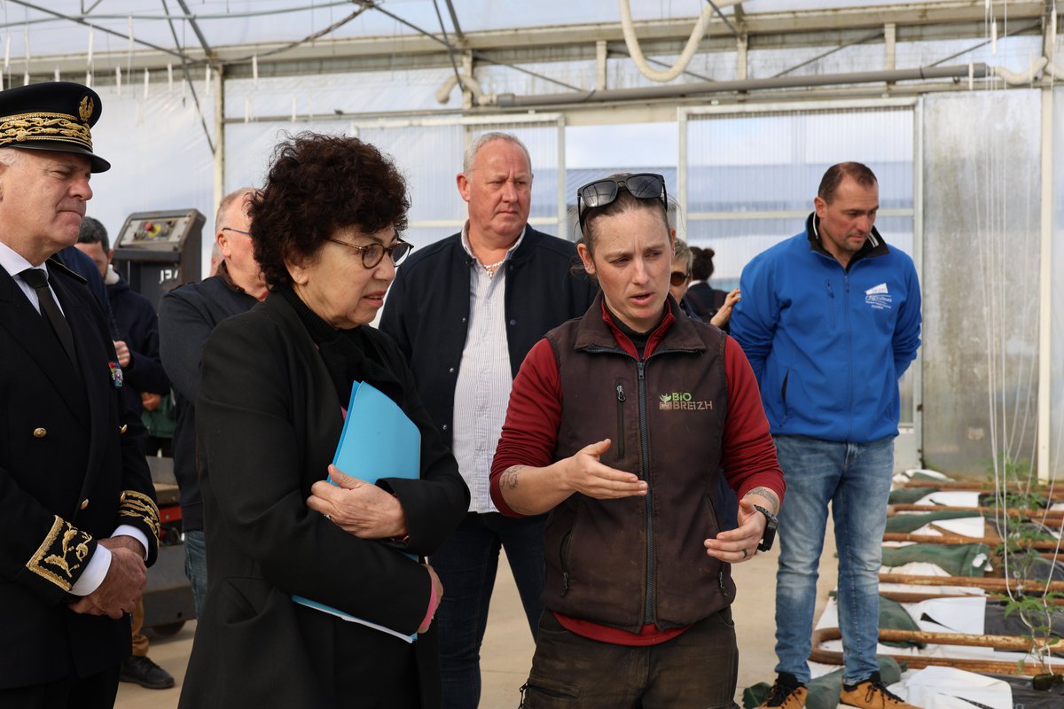 Image de Préfet du Finistère - #Transitionécologique | 🌱 Visite de Monique Barbut, ministre de la Transition écologique, de la Bio