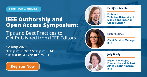 IEEEXplore's tweet image. Our upcoming IEEE #Webinar breaks down what editors actually look for, why papers get rejected, and how to navigate open access options with confidence. + Don’t miss the live Q&amp;amp;A with #IEEE experts!

📅 12 May 2026
⏱️ 9:30 a.m ET

🔗 loom.ly/hxDuk0U

#IEEEWebinar