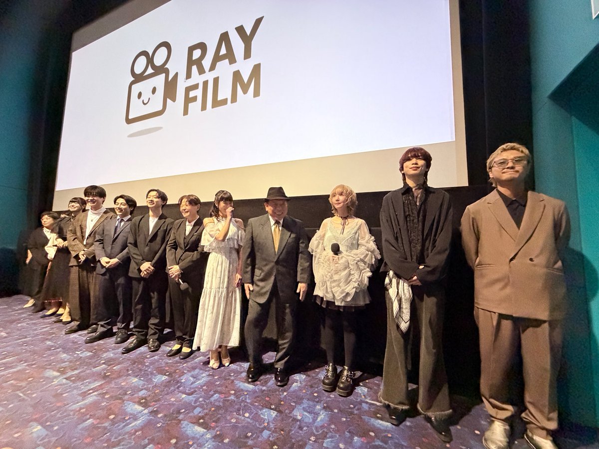 yucat1031's tweet photo. 本日は🎬 RAYFILM第1弾 上映会
「心灯」「SUN」＋舞台挨拶
at.イオンシネマ板橋 でした✨

ご来場頂きありがとうございました。
大きなスクリーンで大音量で聴けるのは嬉しいですね🥰
でもやっぱりこういった舞台挨拶は慣れていないのでわたわたしてしまいました
ちゃんと喋れてたかな 笑

「心灯」
主題歌「Aura/yucat」
「SUN」
主題歌「MOONCLOWN/yucat」

#yucat