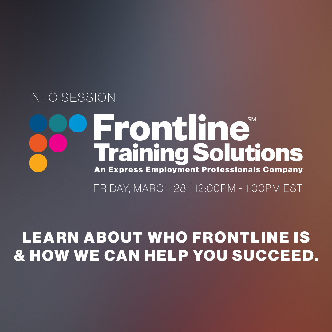 Learn more about our partner company, Frontline Training Solutions, in this on-demand info session. Discover Frontline will introduce you to who Frontline is, what they offer, and how they can help your business thrive. Whether... frontlineon.com/webinars/disco…

#FrontlineTraining