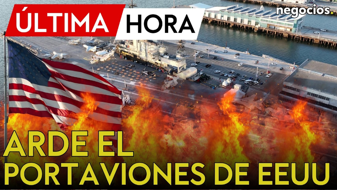 negocios_tv's tweet image. ÚLTIMA HORA | Incendio a bordo del portaaviones USS Dwight D. Eisenhower de EEUU

youtu.be/vb6Ro9sM9C0

#ultimahora #incendio #eeuu #guerra #portaaviones #aereo #defense #virginia #norfolk #noticias #breakingnews #geopolitica #negociostv