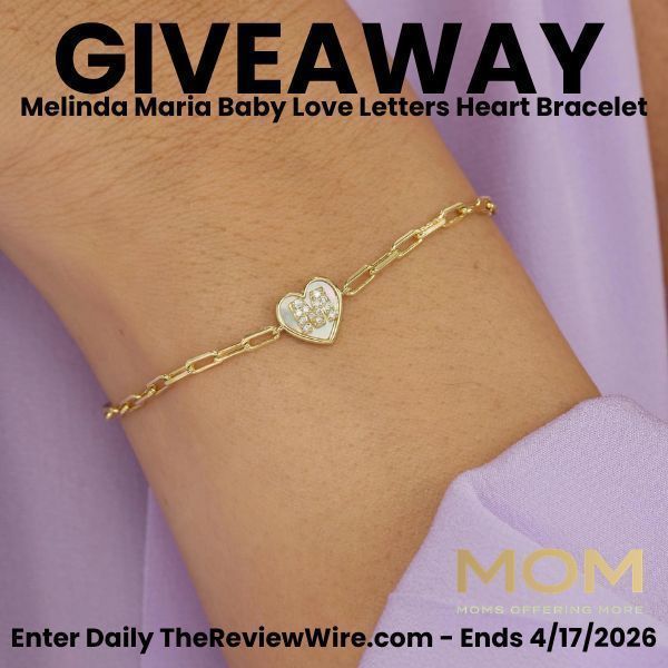 TheReviewWire's tweet photo. 💜 LAST DAY - GET THOSE ENTRIES IN! 💜

Enter to WIN a Personalized Melinda Maria Baby Love Letters Heart Bracelet from Moms Offering More. Ends 4/17/26. 

Enter Here: https://t.co/rhMy9Ld1xj

#lastday #lastchance #lastcall https://t.co/xPzr6yXmN6