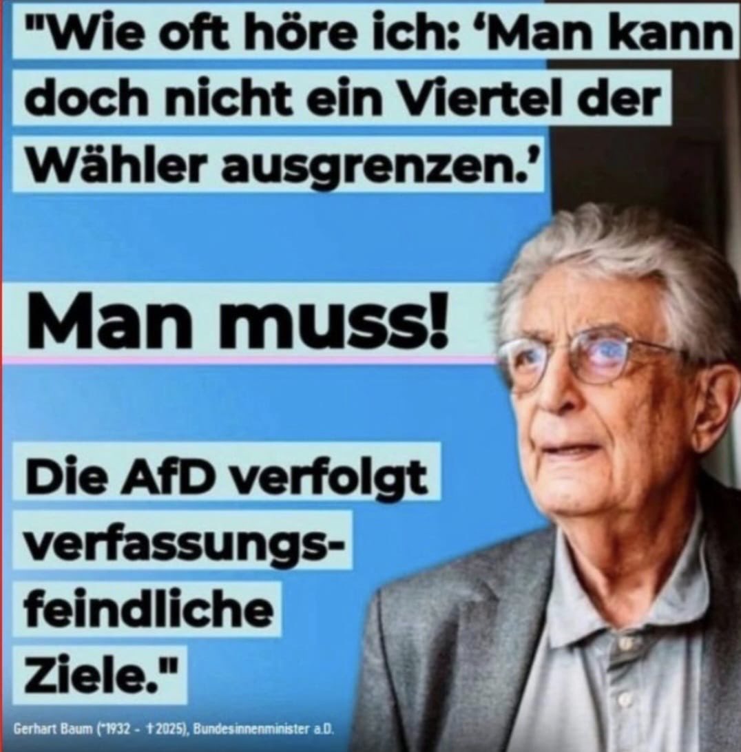 <a href="/linksgruenversi/">linksgrünversifft</a> #afdzerstörtdeutschland 
#AFDVerbot