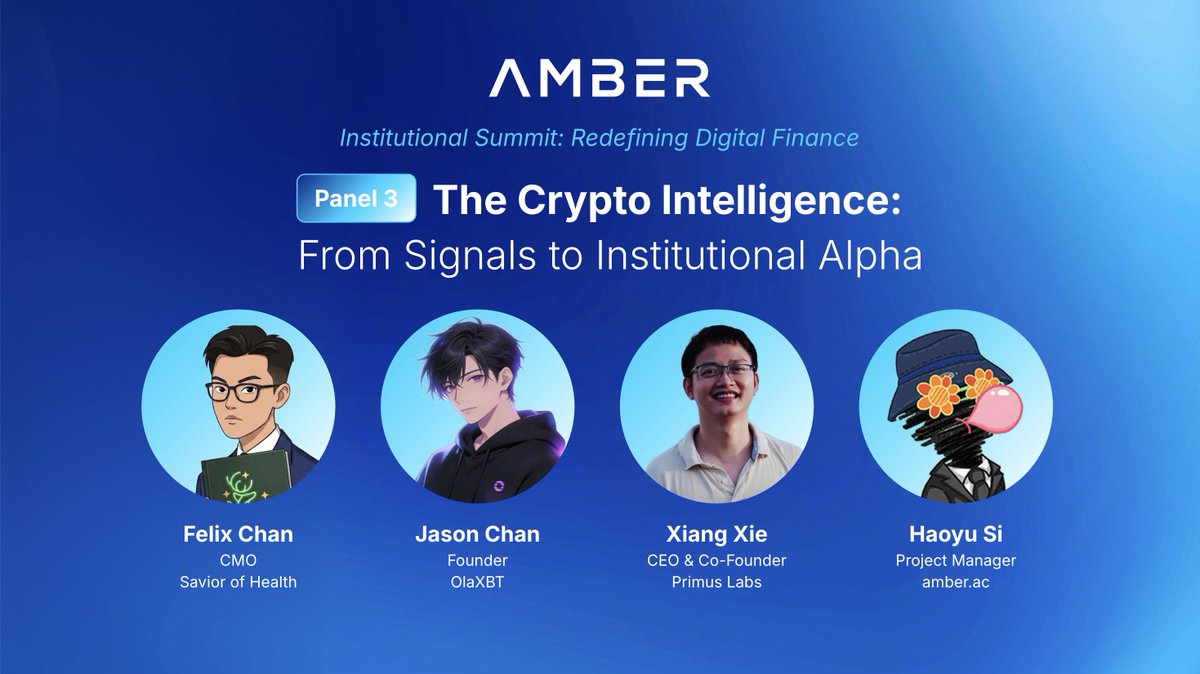 4/ Panel 3: The Crypto Intelligence: From Signals to Institutional ...