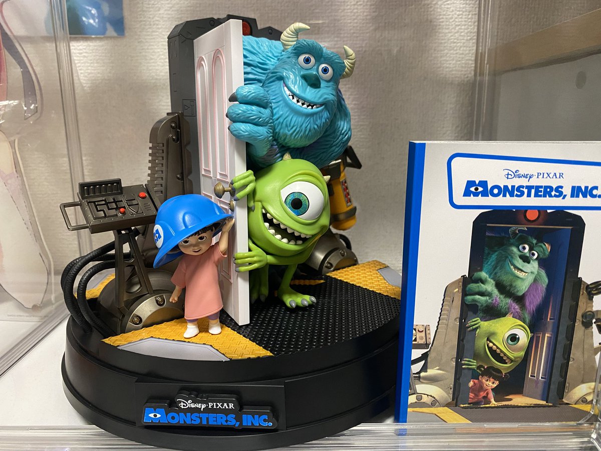 Happyくじ PIXAR Last賞 モンスターズインク ポスターフィギュア まじ 