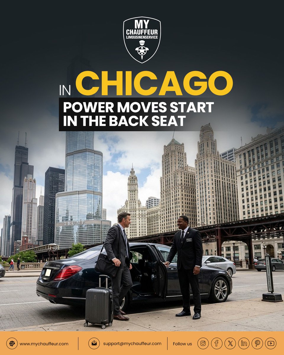 MyChauffeur2's tweet image. In Chicago, success doesn’t wait—and neither should you.
🚘 Book your premium chauffeur service today:
mychauffeur.com/en/usa/Chicago

#Chicago #LuxuryTravel #ChauffeurService #ExecutiveTravel #BusinessTravel #PremiumExperience #VIPTransport #CorporateTravel