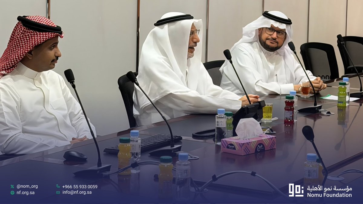 nomu_org's tweet photo. دشنت مؤسسة نمو الأهلية بالشراكة مع المجلس التخصصي للجمعيات الصحية دراسة «واقع الجمعيات الصحية في المملكة العربية السعودية»، وذلك بدعم ورعاية من بنك الجزيرة.
وجرى التدشين بحضور رئيس مجلس أمناء مؤسسة نمو الأهلية والمشرف العام على الدراسة أ.د. نوح الشهري، ونائب أول الرئيس التنفيذي ورئيس مجموعة الاستدامة والمسؤولية الاجتماعية في بنك الجزيرة د. فهد العليان، ورئيس المجلس التخصصي للجمعيات الصحية د. طلعت الوزنة، وأ.د يعقوب المزروع وأ.د خالد عبدالرحمن إلى جانب عدد من  قيادات الجمعيات الصحية .