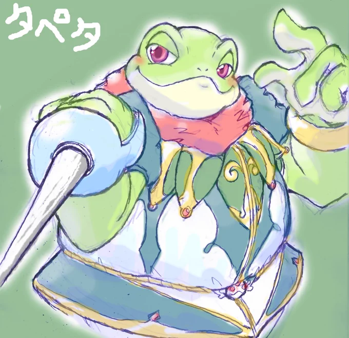 BoF2、HD2Dとかで出ねえかなぁ、の心持ち タペタ、キャラ的に好きだけど、スタメンにいれたことねえや(リュウ、姉御、ボッシュ、ステンだった)