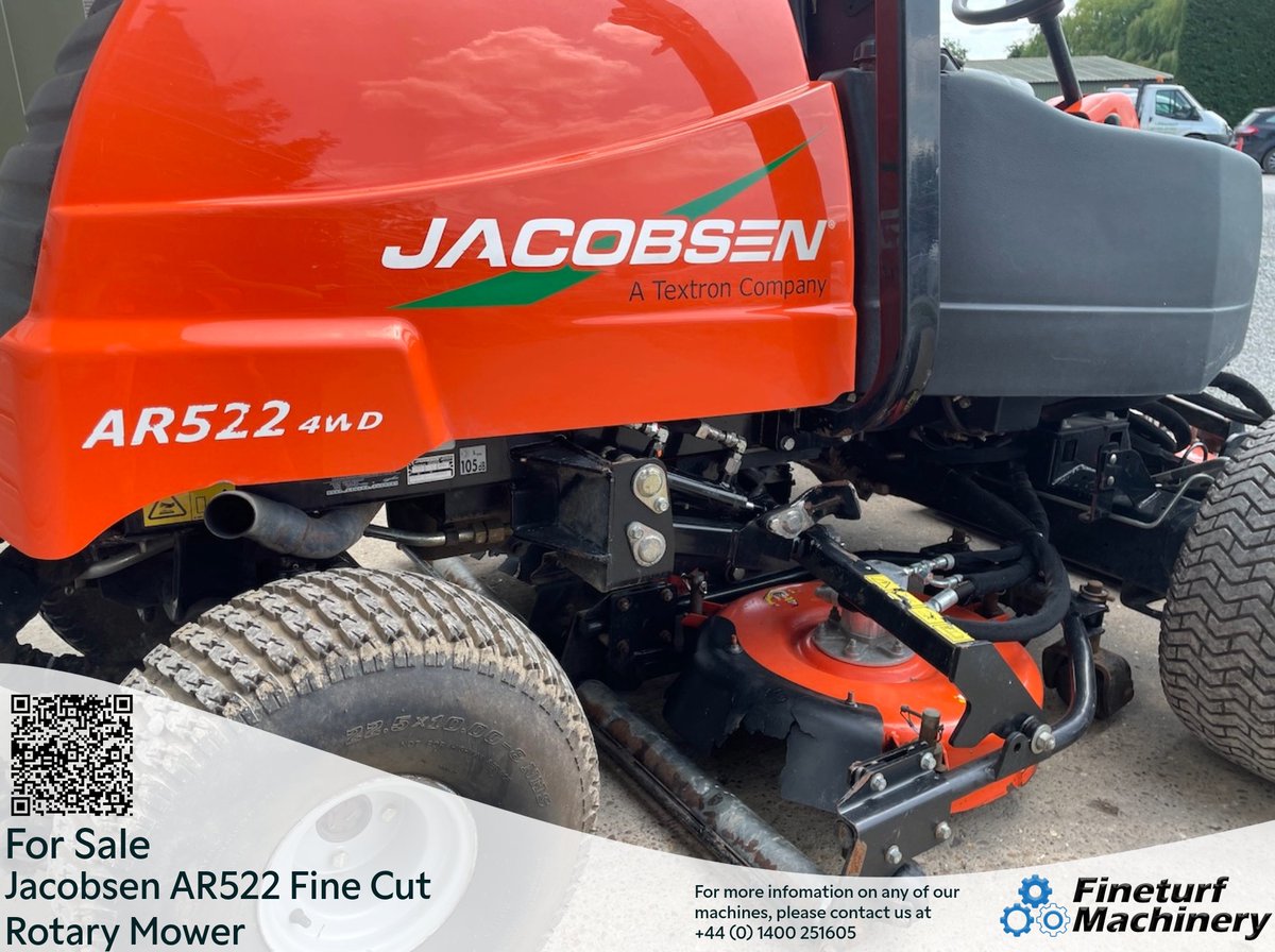 FTMachinery's tweet image. For Sale: Jacobsen AR522 Fine Cut Rotary Mower  

Learn more about this machine: fine-turf.co.uk/groundcare-mac…      

For more information contact us at +44 (0)1400 251605 #landscaping #golfcoursemaintenance #jacobsen