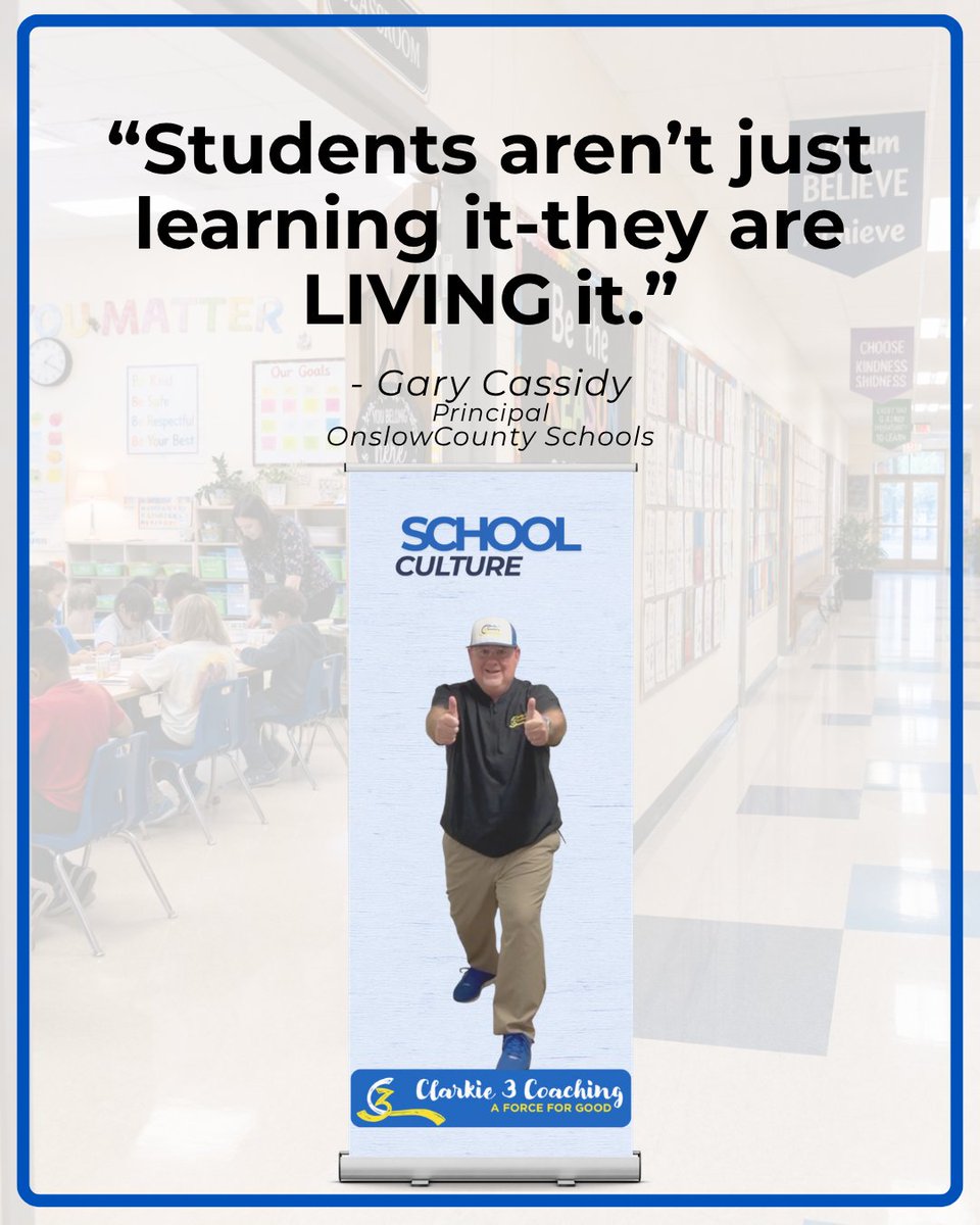 Yes! Yes! Yes! 💙💛
This is the Goal!
Bring learning to life in your school - clarkie3coaching.com
#PositivityFuelsPerformance