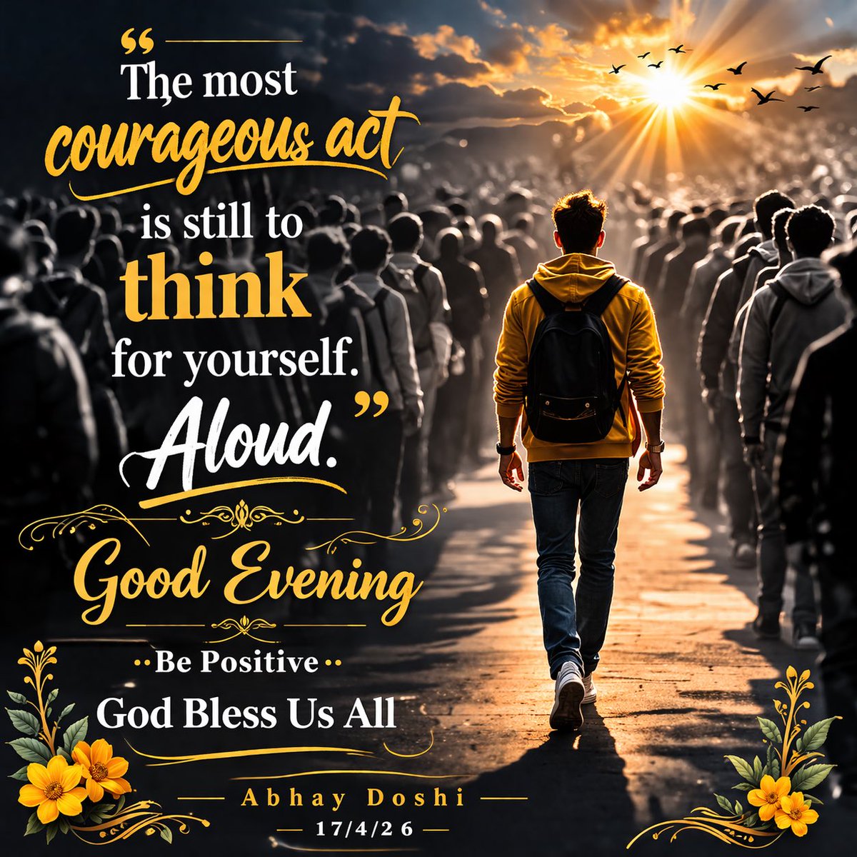 abh79's tweet image. #abhayddoshi #goodthoughts #bepositive