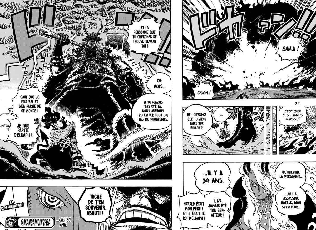 #ONEPIECE1180 🏴‍☠️‼️
Sah venge juste xebec frérot, harald a trop joué avec nos couilles