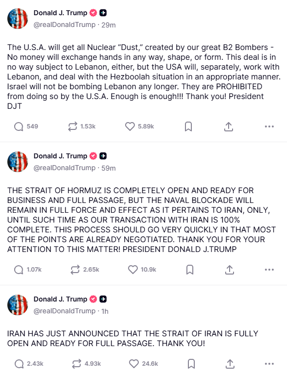 paconner's tweet photo. Trump is on a Truth Social tear https://t.co/7pH9GFFglx https://t.co/5rpMrJuqJx