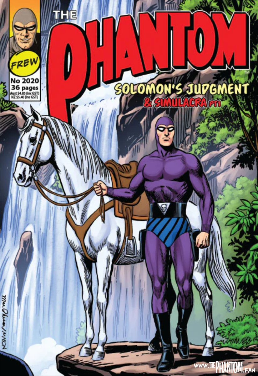 thephantom_fan's tweet image. 💥 The Phantom comic book No. 2020 by Frew Publications with cover art by Jeremy Macpherson. #thephantom #comicbook