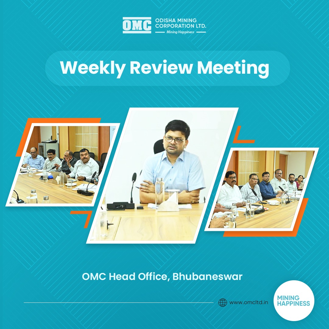 odisha_mining's tweet image. At the Weekly Review, MD Shri Sudhansu Mohan Samal, IAS, reviewed #monsoon preparedness to ensure seamless production &amp;amp; despatch, along with a detailed review of monthly targets, reinforcing OMC’s focus on #OperationalExcellence and performance.

#OMC #MiningHappiness