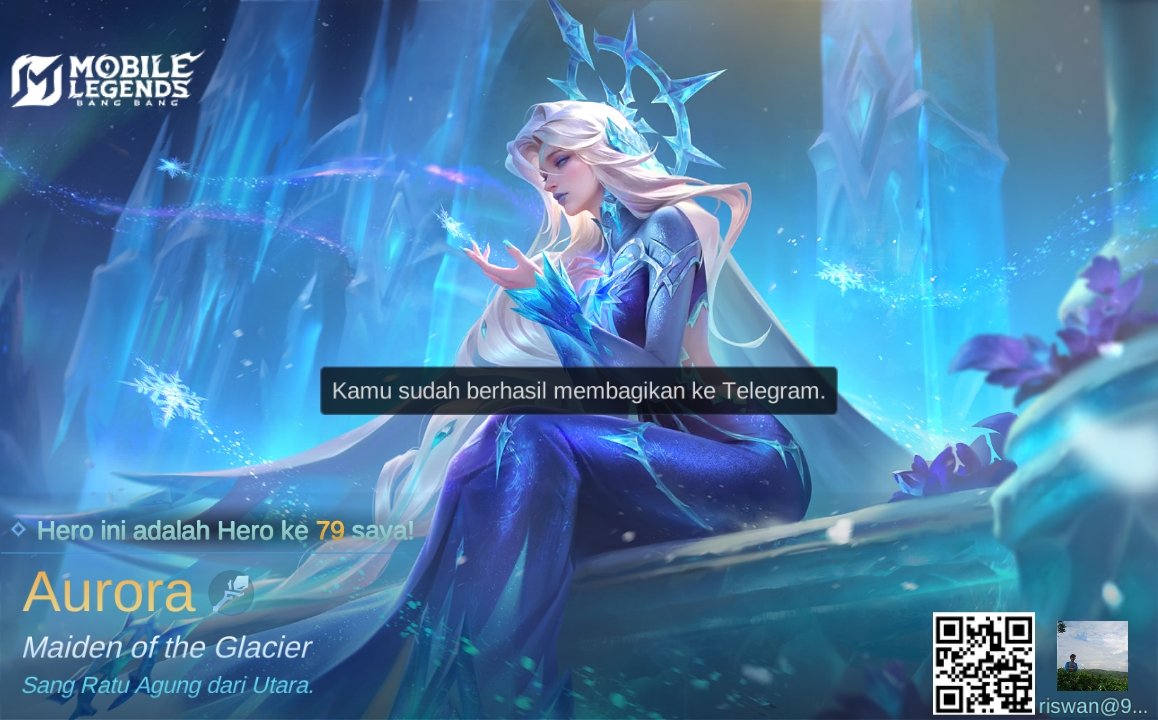 RiswanAlwiandi's tweet photo. Saya baru saja mendapatkan Hero baru Aurora di Mobile Legends: Bang Bang! Ayo berhadapan melawan Player MOBA terbaik dunia bersama-sama! 
https://t.co/CIjeXyMgOL https://t.co/LYg9rI3vFf