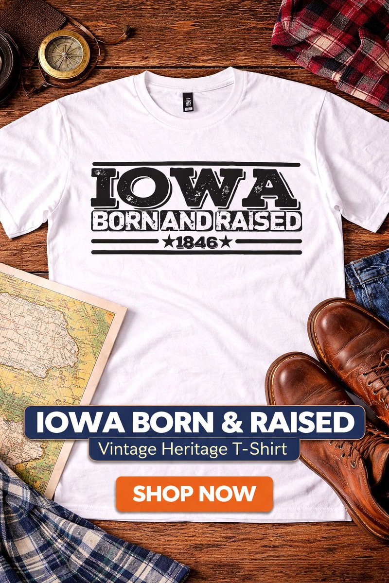 HuntBrush's tweet image. Iowa Born and Raised 1846

redbubble.com/shop/ap/140419…

#teepublic #teepublicartist #redbubbleartist #redbubble
#teepublicshirts #printondemandshirt #tshirts #pod #tshirtdesign