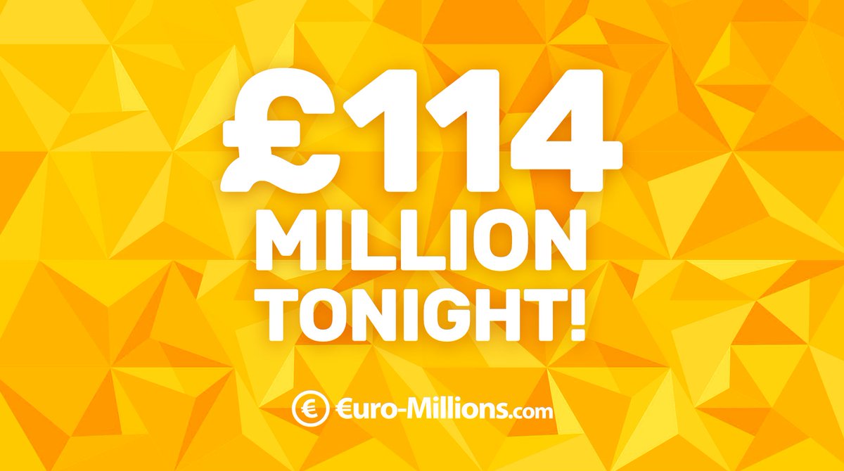 UK_EuroMillions's tweet image. Do you have your numbers ready for tonight's #EuroMillions draw? 🌟 Remember to enter before the close of play for your chance to win an est. £114M jackpot! 💎👀

Use our link for tickets! 🌟 euro-millions.com/play 

#jackpot #luckydip #LuckyNumbers #lotteryticket