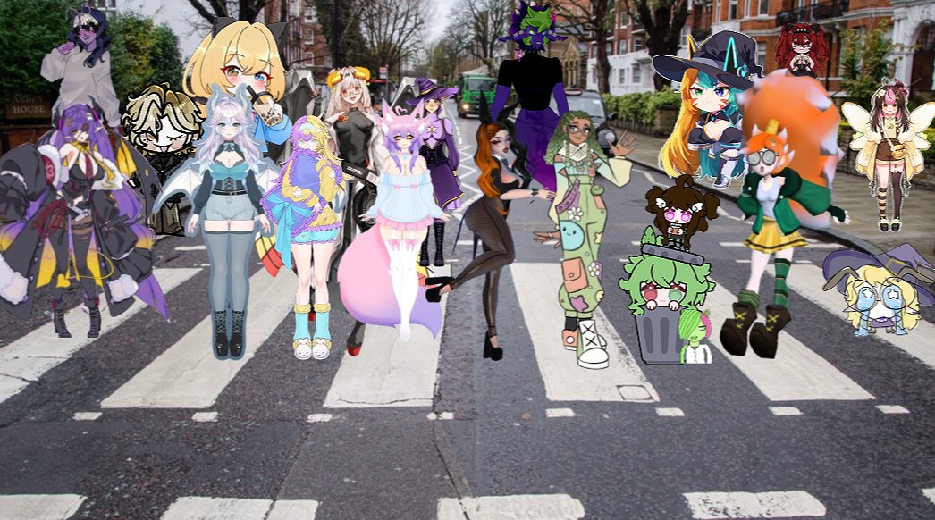 MY SILLY VTUBER FREN DESKTOP BACKGROUND IS FINISHED :3

WONDER IF YOU CAN GUESS THE VTUBERS OR IF THEY CAN SPOT THEMSELVES (may not tagg em as there is a lot ;-; and i know they all see my posts eventually)