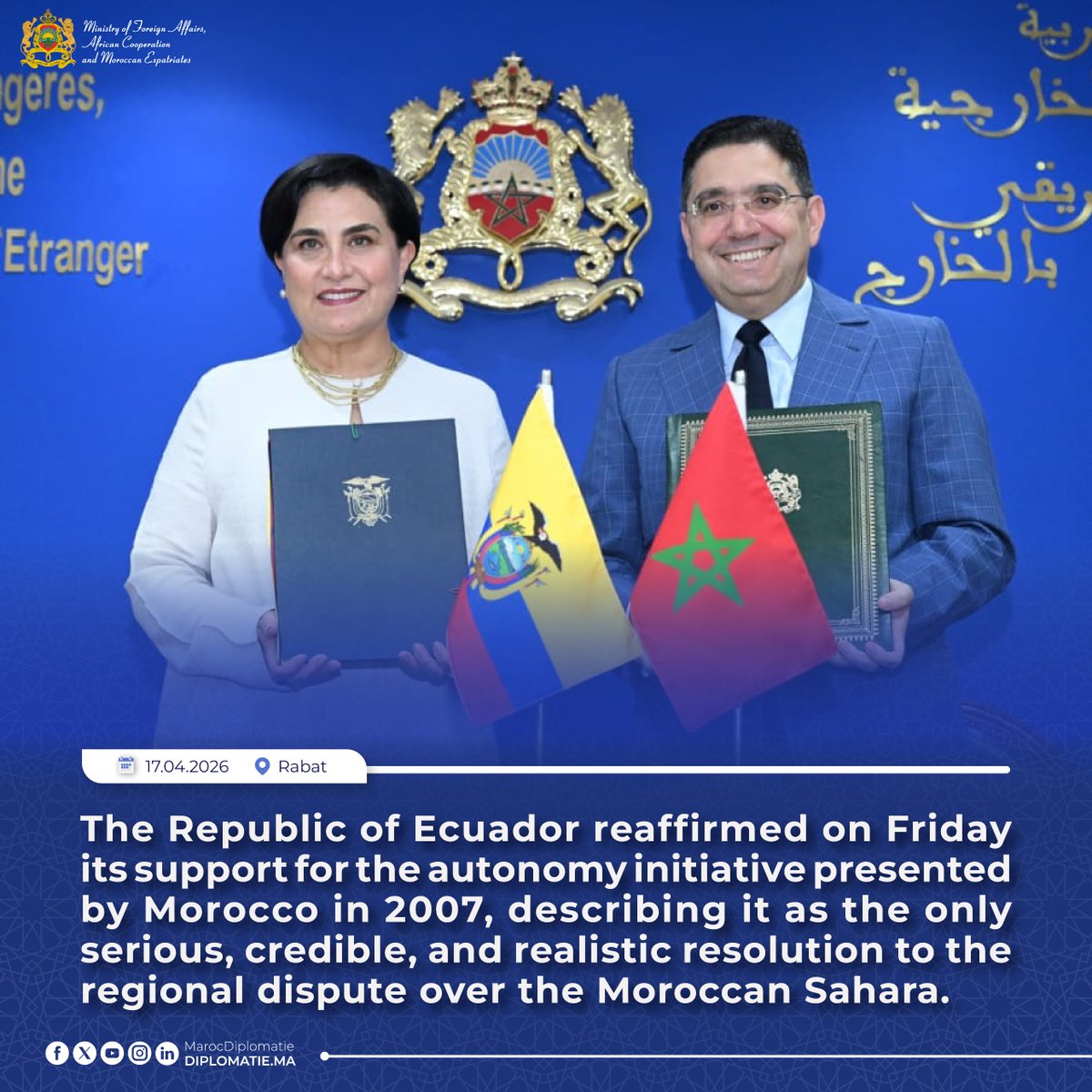 Moroccan Diplomacy 🇲🇦 tweet media