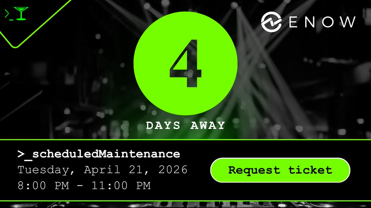 SchdMaintenance's tweet photo. 4 DAYS OUT

You’ve reviewed the sign-in logs.
Blamed Conditional Access.
And restarted Outlook… just in case.

Time for a different kind of session with drinks, music, food, &amp; friends!

Join us for #ScheduledMaintenance 🍸
Request your invite: https://t.co/I6cbk60txO 
#M365Con26 https://t.co/TW4dwGrE9Y
