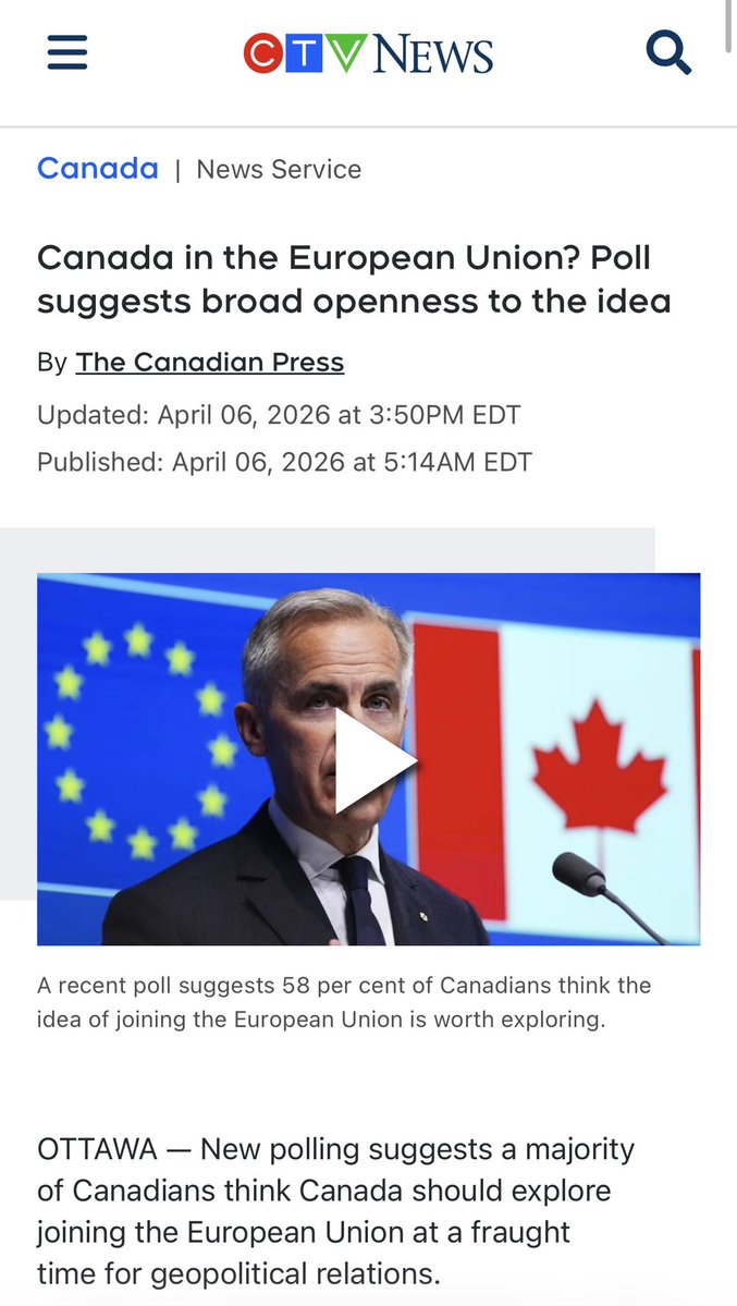 Canada 4 Europe 🇨🇦🇪🇺 tweet media