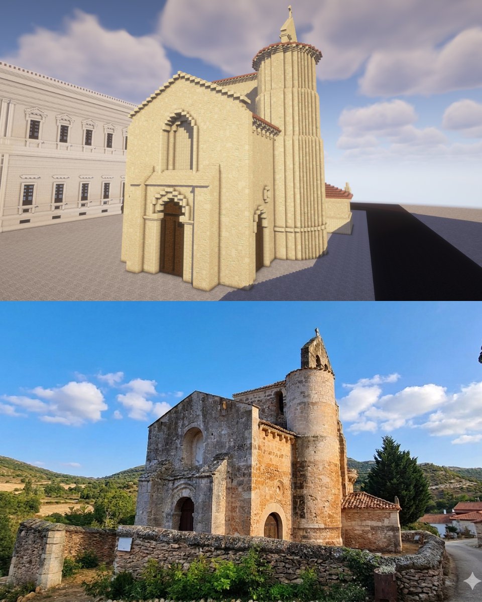 Minecrafteate's tweet photo. Iglesia de San Salvador de Escaño (Burgos) Minecraft VS Realidad

#burgos #romanico #minecraft #minecraftbuilds #minecraftbuildings #castillayleon #escaño #minecraftbuild #minecraftbuildings #minecraftideas #minecraftcreative 

Fuente: Wikimedia Commons https://t.co/pg77czlIW8
