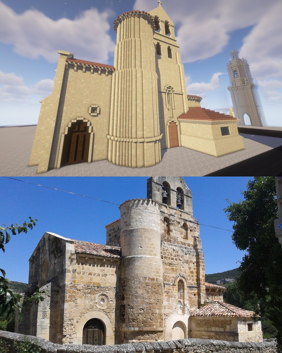 Minecrafteate's tweet photo. Iglesia de San Salvador de Escaño (Burgos) Minecraft VS Realidad

#burgos #romanico #minecraft #minecraftbuilds #minecraftbuildings #castillayleon #escaño #minecraftbuild #minecraftbuildings #minecraftideas #minecraftcreative 

Fuente: Wikimedia Commons https://t.co/pg77czlIW8