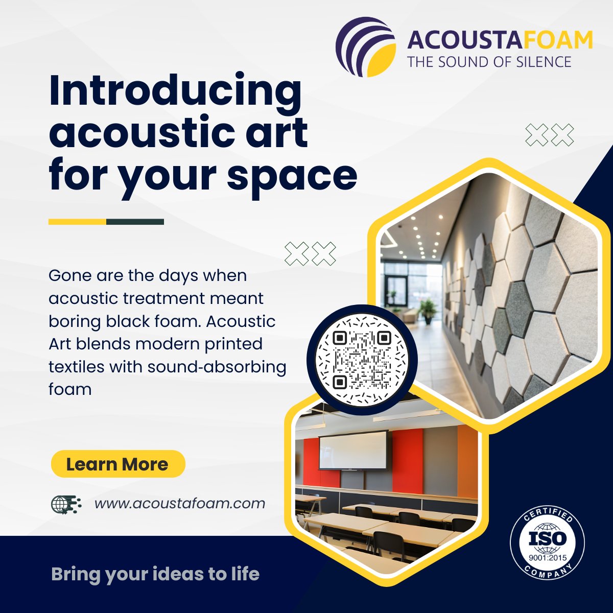 mawebdesign_uk's tweet image. 🎨 Introducing acoustic art for your space.
Read more via acoustafoam.com
#Acoustics #NoiseControl #Soundproofing #FoamEngineering #UKManufacturing