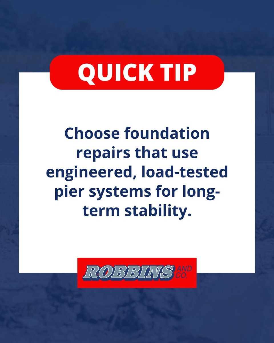 RobbinsandCo's tweet image. Not all foundation repairs provide the same level of protection.

When dealing with foundation issues, selecting proven systems and proper installation can make all the difference.

🌐 robbinsfoundationsystems.com

#seattlehomes #foundationrepair #engineeringmatters #everettwa