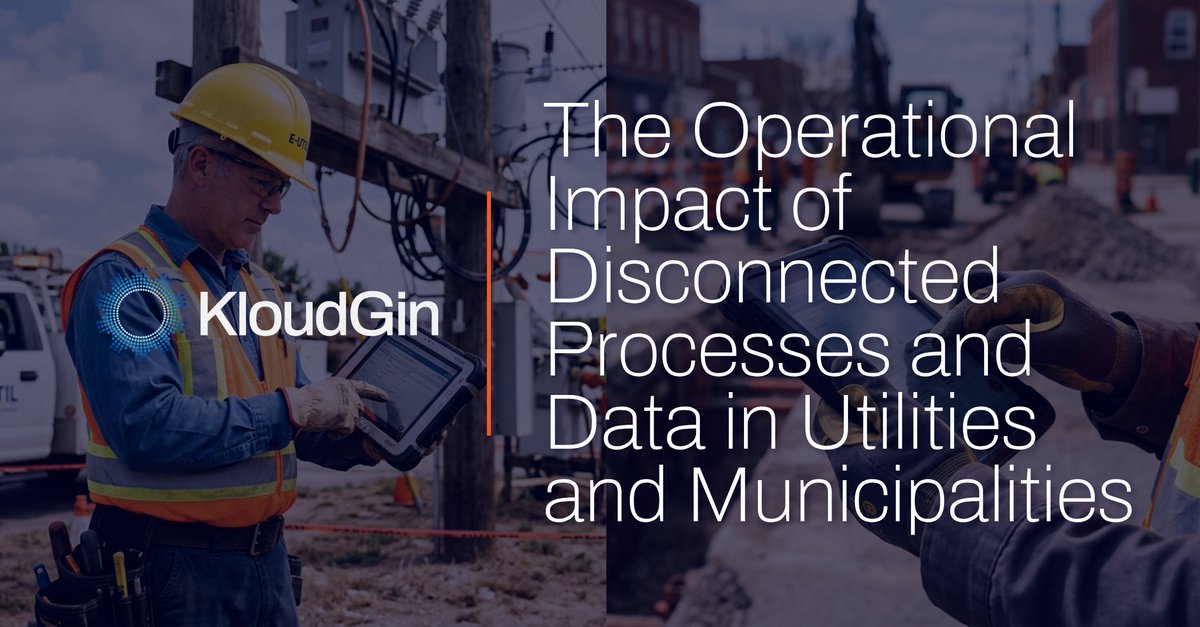 kloudgin's tweet photo. Disconnected systems don't just slow teams down. They create blind spots across every team, every shift, every decision. The cost isn't just inefficiency — it's work that breaks down in plain sight: https://t.co/cgKjCwHVPh #SingleFaceofWork #EAM #FSM #Utilities https://t.co/9K1IM1iqDv