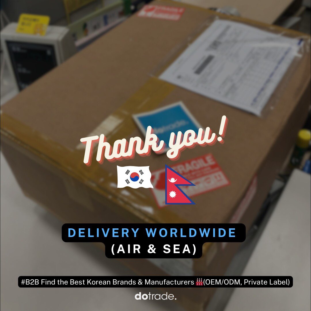 dotradenet's tweet photo. Another shipment has officially landed! We’ve just completed the delivery of a follow-up order for our amazing partners in Nepal. Seeing our products in high demand across borders is what drives us forward. Thank you for your continued support and trust! https://t.co/LDjVtUP9Gz