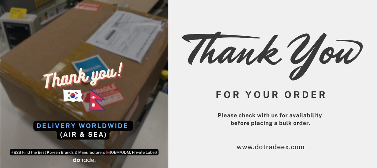 dotradenet's tweet photo. Another shipment has officially landed! We’ve just completed the delivery of a follow-up order for our amazing partners in Nepal. Seeing our products in high demand across borders is what drives us forward. Thank you for your continued support and trust! https://t.co/LDjVtUP9Gz
