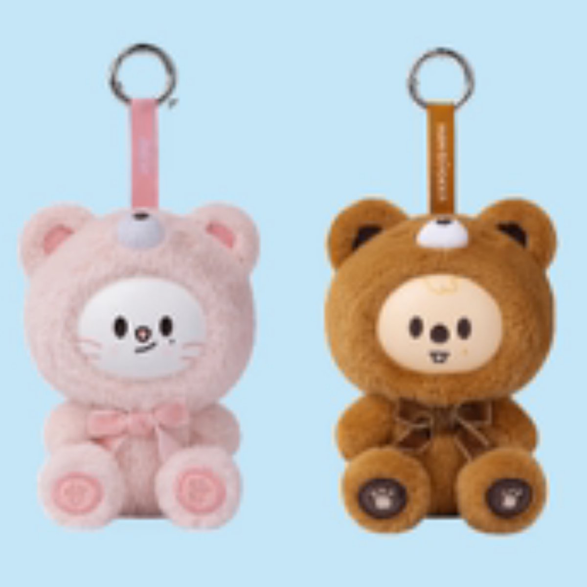 human size                         keyring size