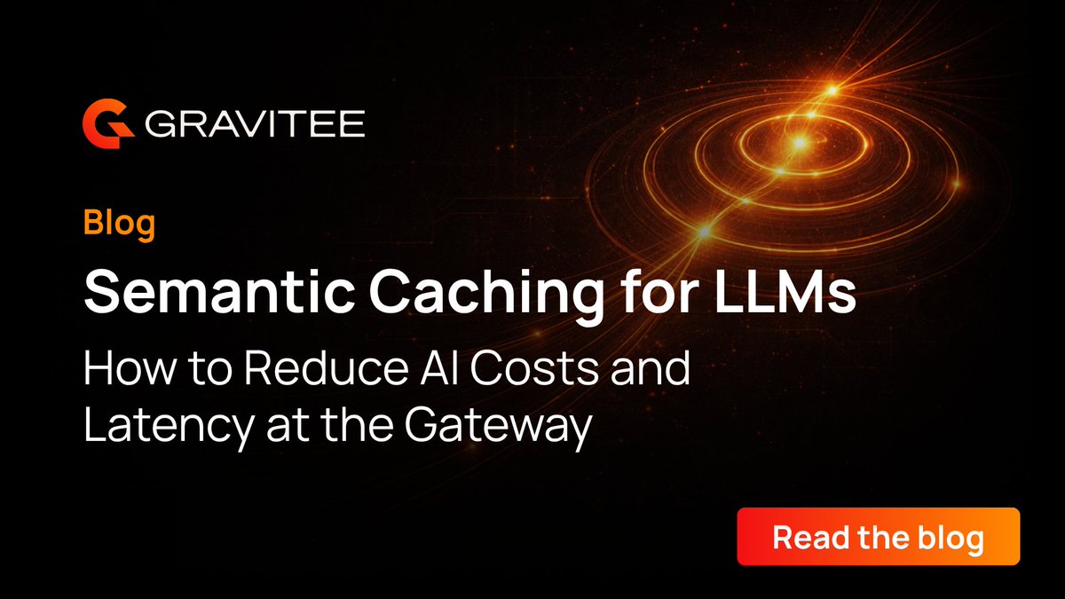 GraviteeIO's tweet image. Every rephrased question = another LLM call = more cost. 💸

Gravitee 4.11's Semantic Cache reuses LLM responses by meaning, not exact text.

Fewer token calls. Faster responses. No custom code.

🔗 bit.ly/3Qi8bKT

#LLM #AIGovernance #AgenticAI #APIManagement